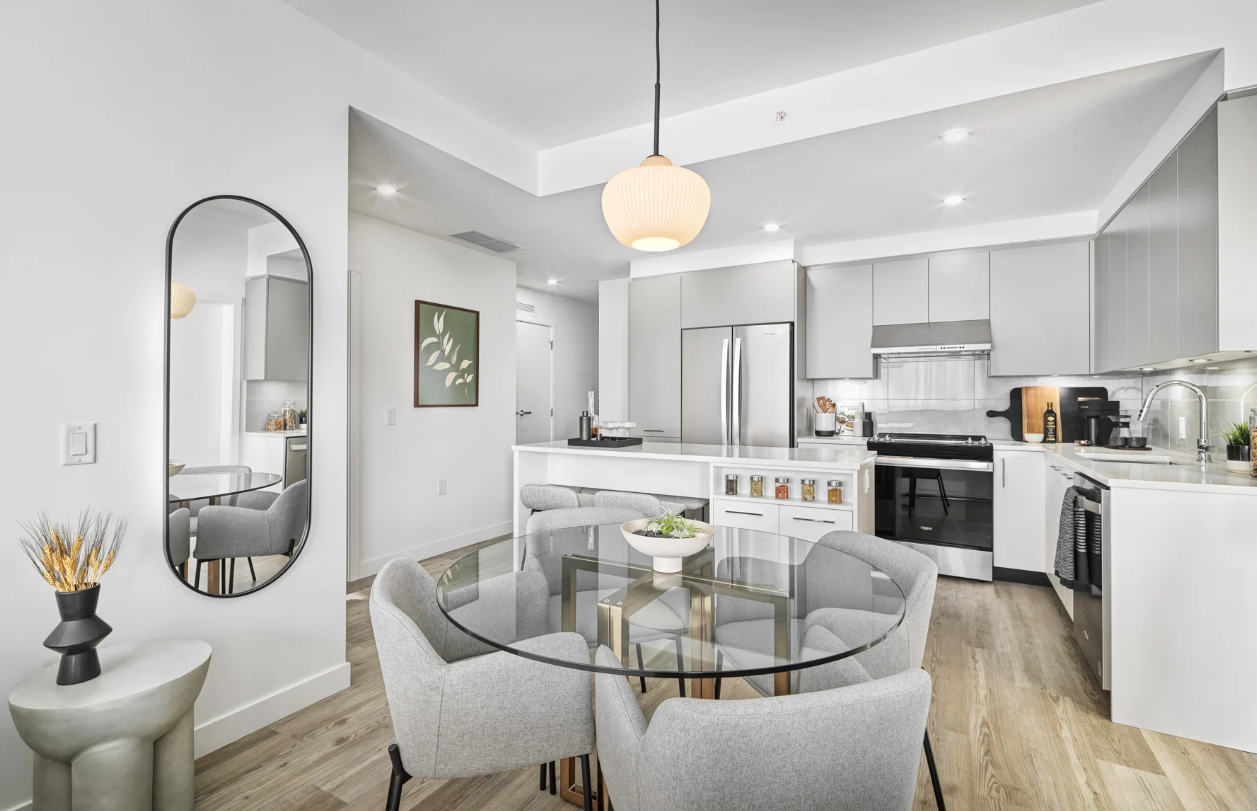 Living space at The Bowline