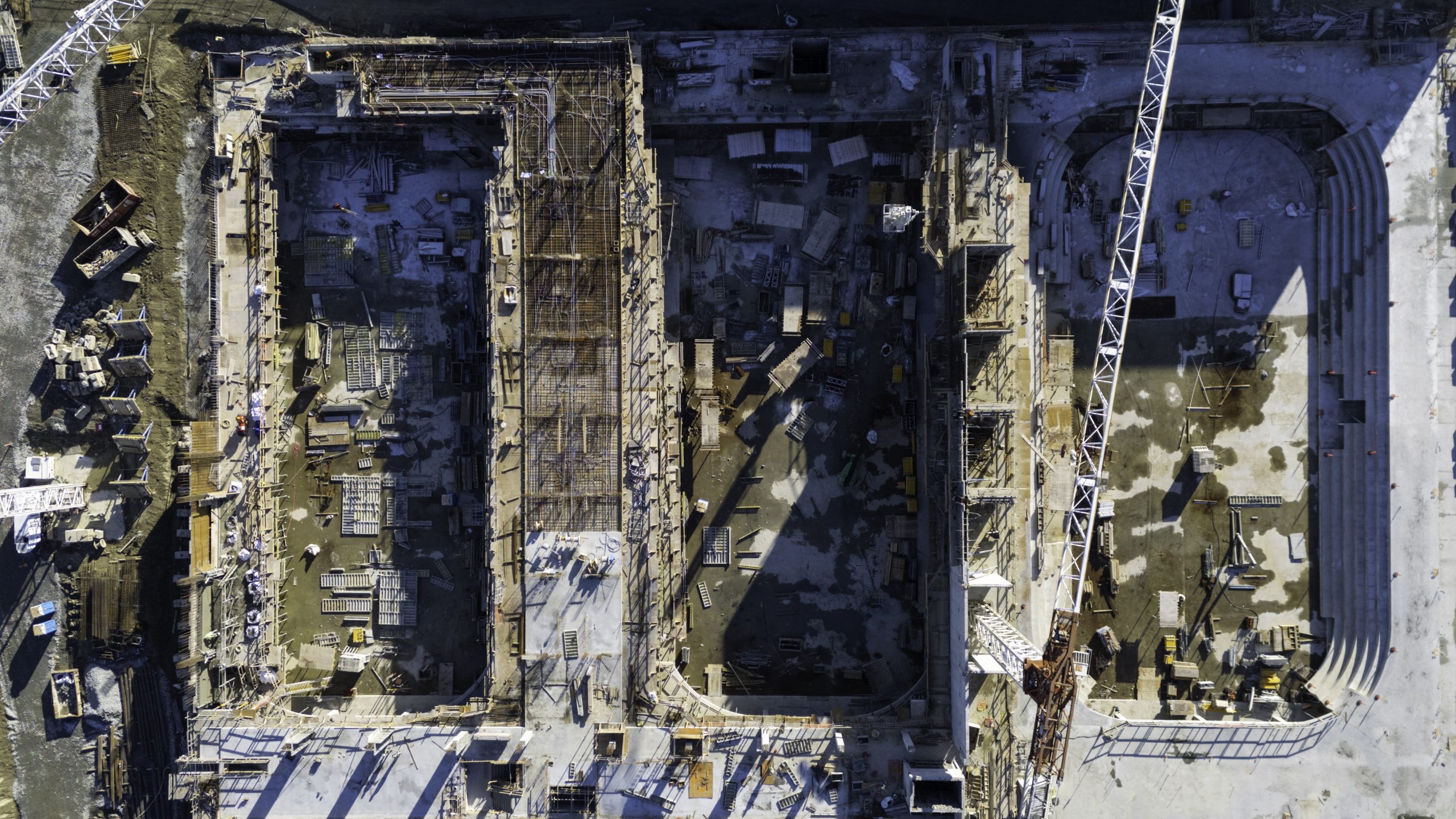 Construction of The Arenas at Langley Events Centre
