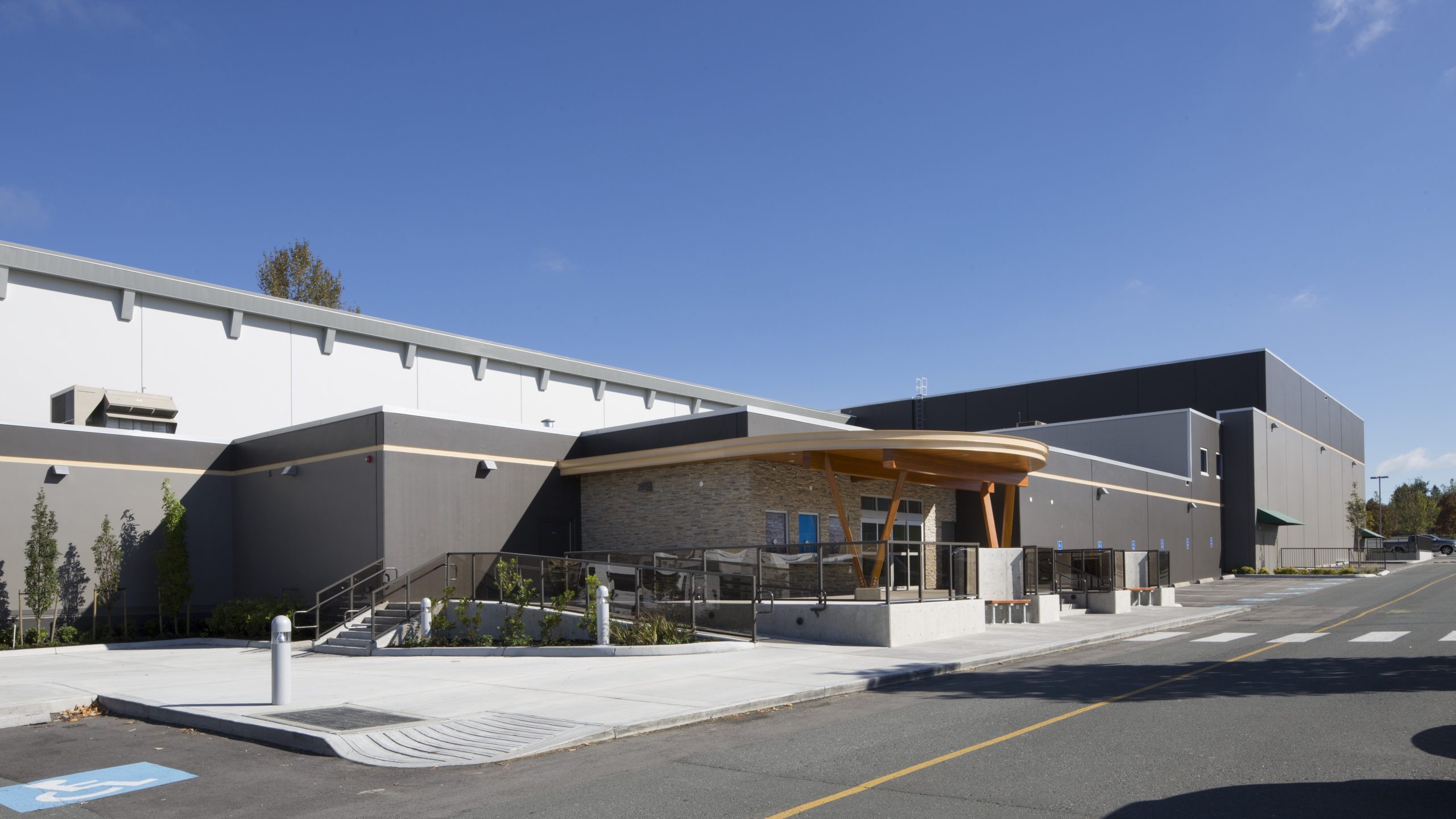 Exterior of The Fieldhouse at Langley Events Centre