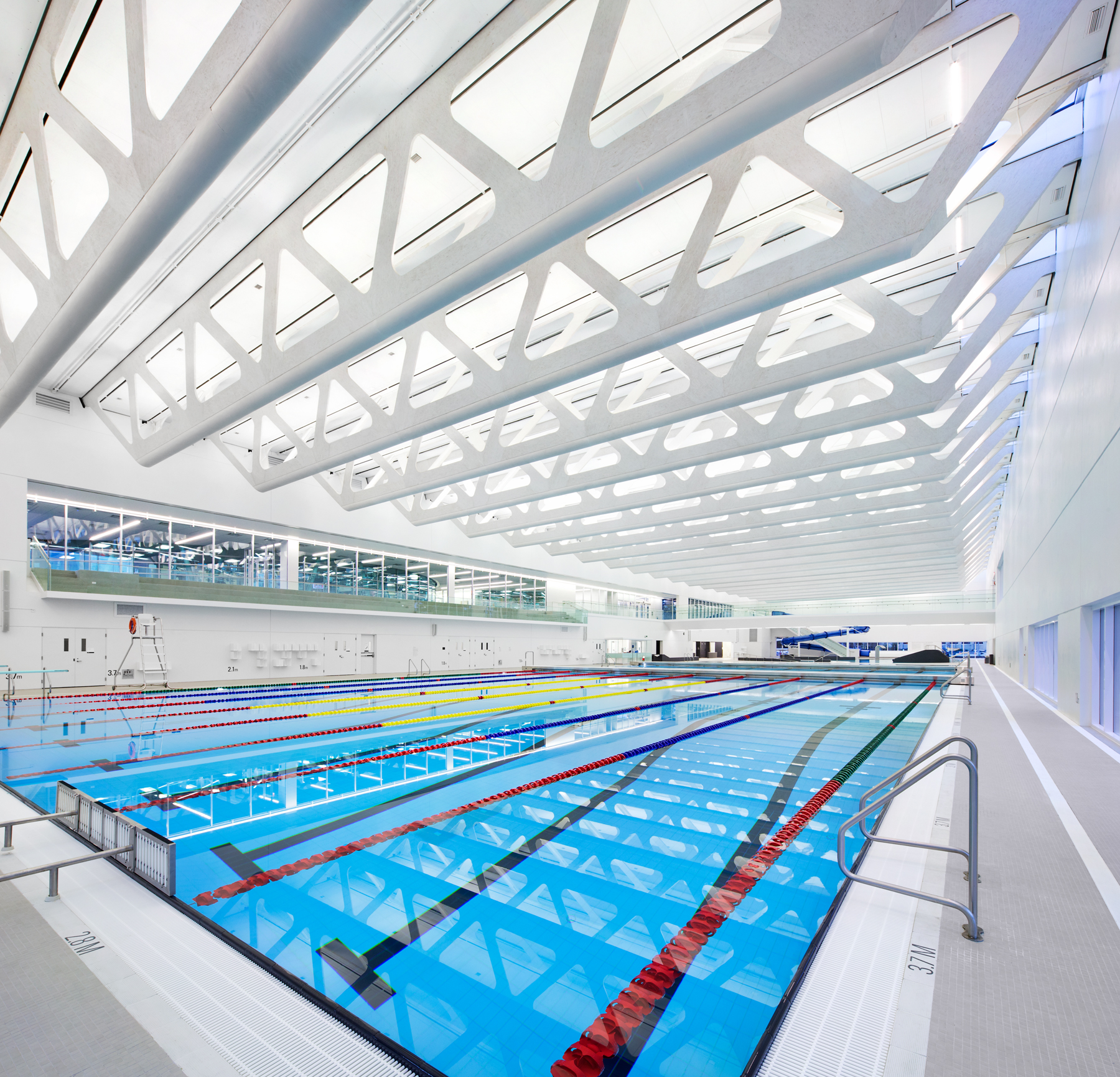 Exterior of Guildford Aquatic Centre