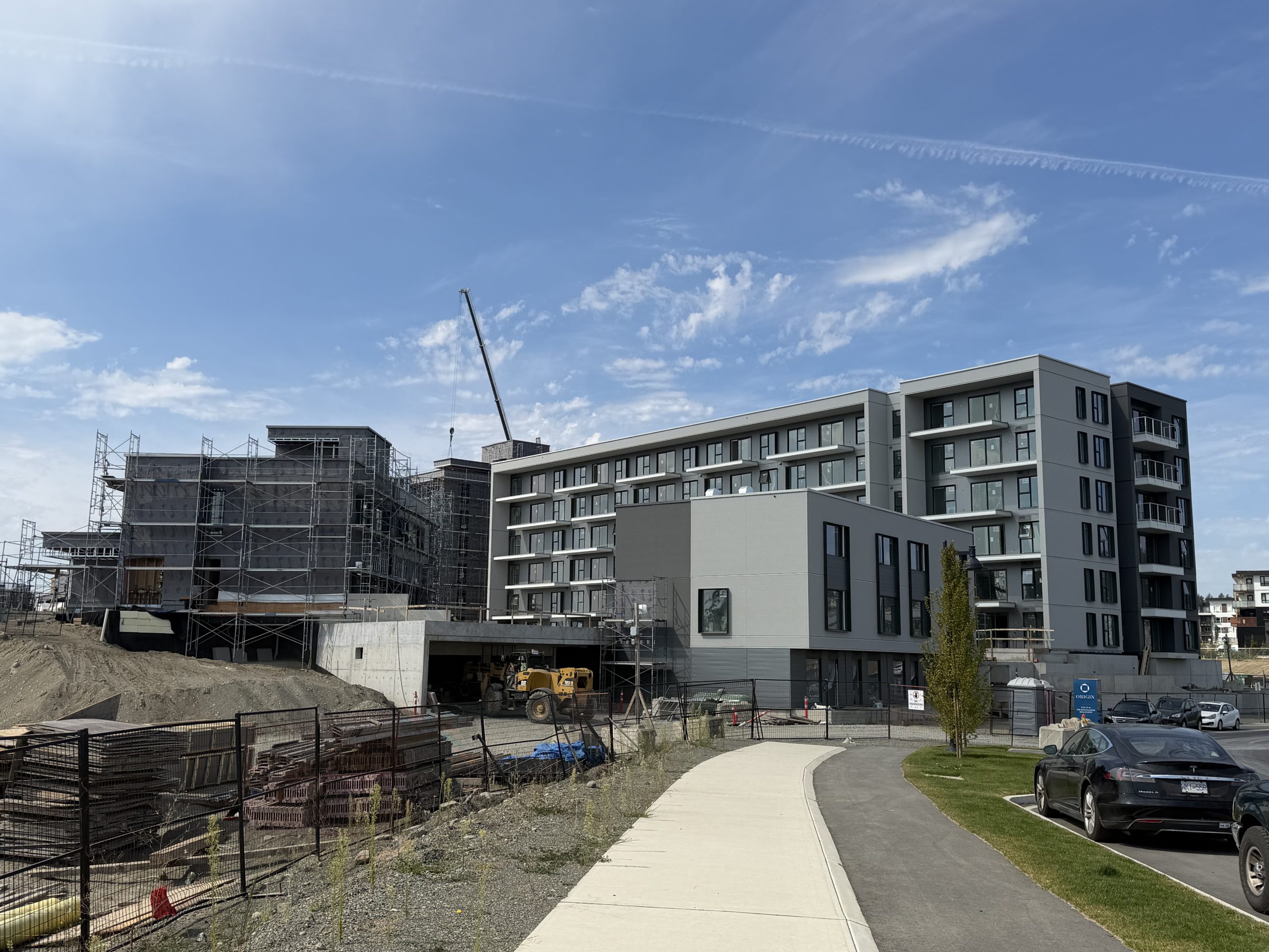Origin at The Beachlands under construction