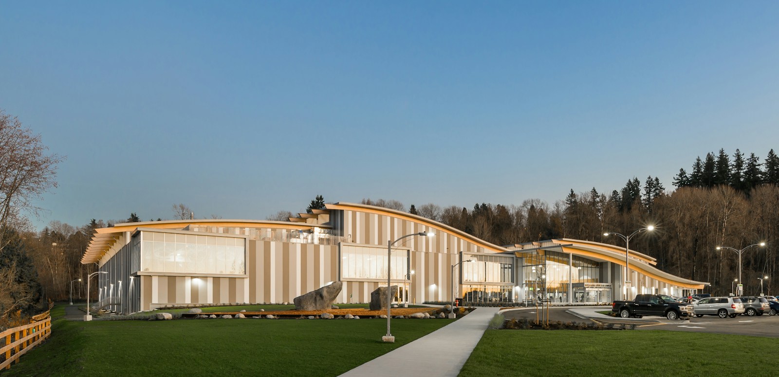 Exterior of North Surrey Sport and Ice Complex