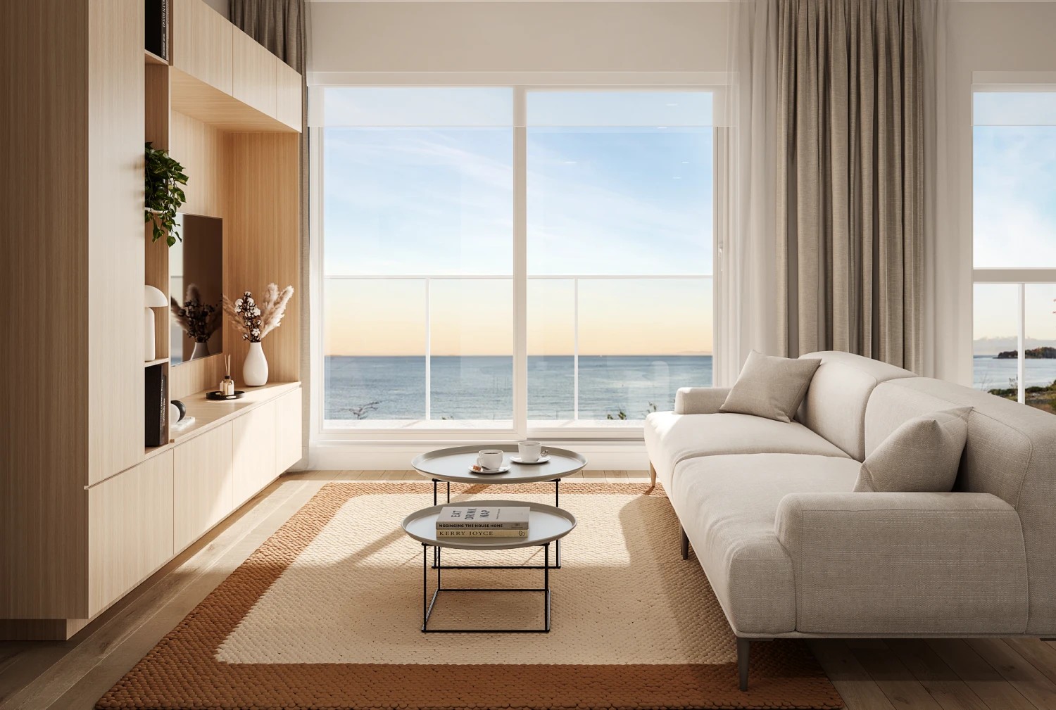 Living space at Origin at The Beachlands