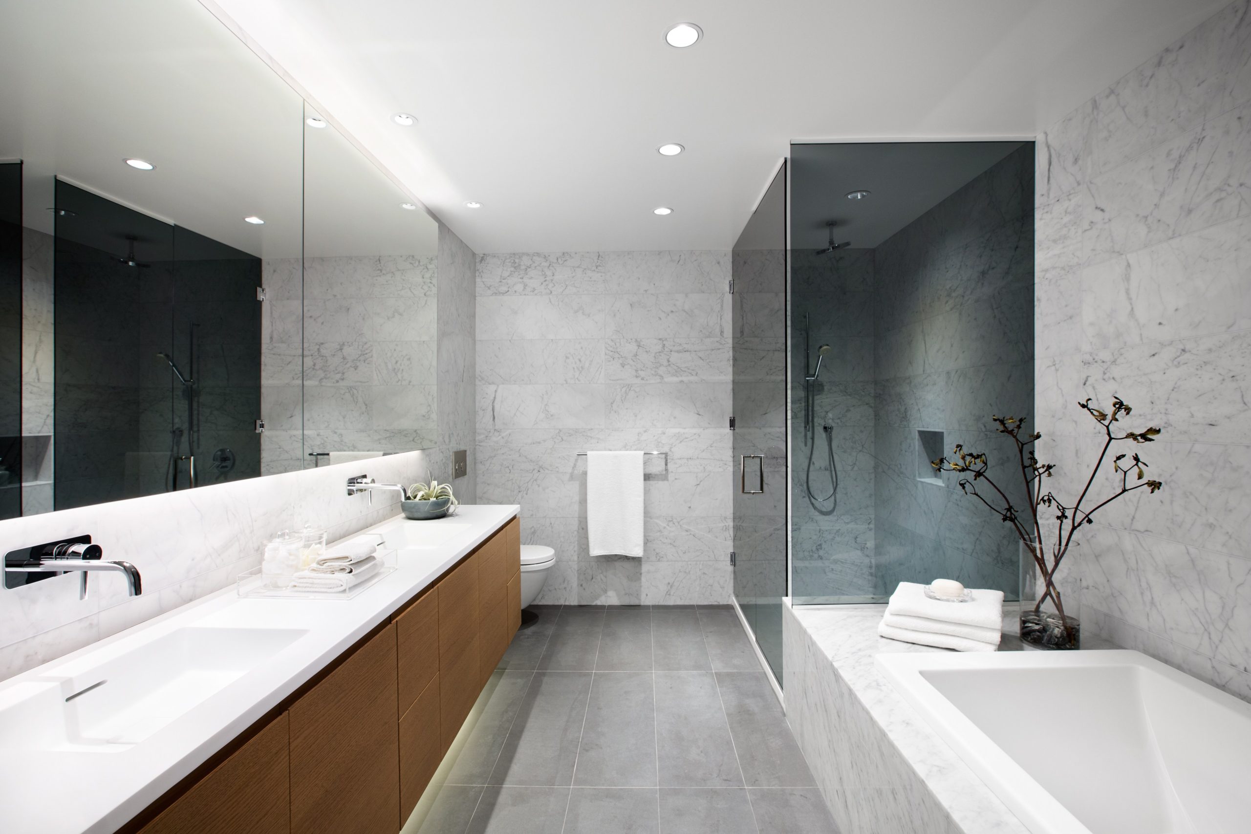 Fitness and workout space at One Burrard Place