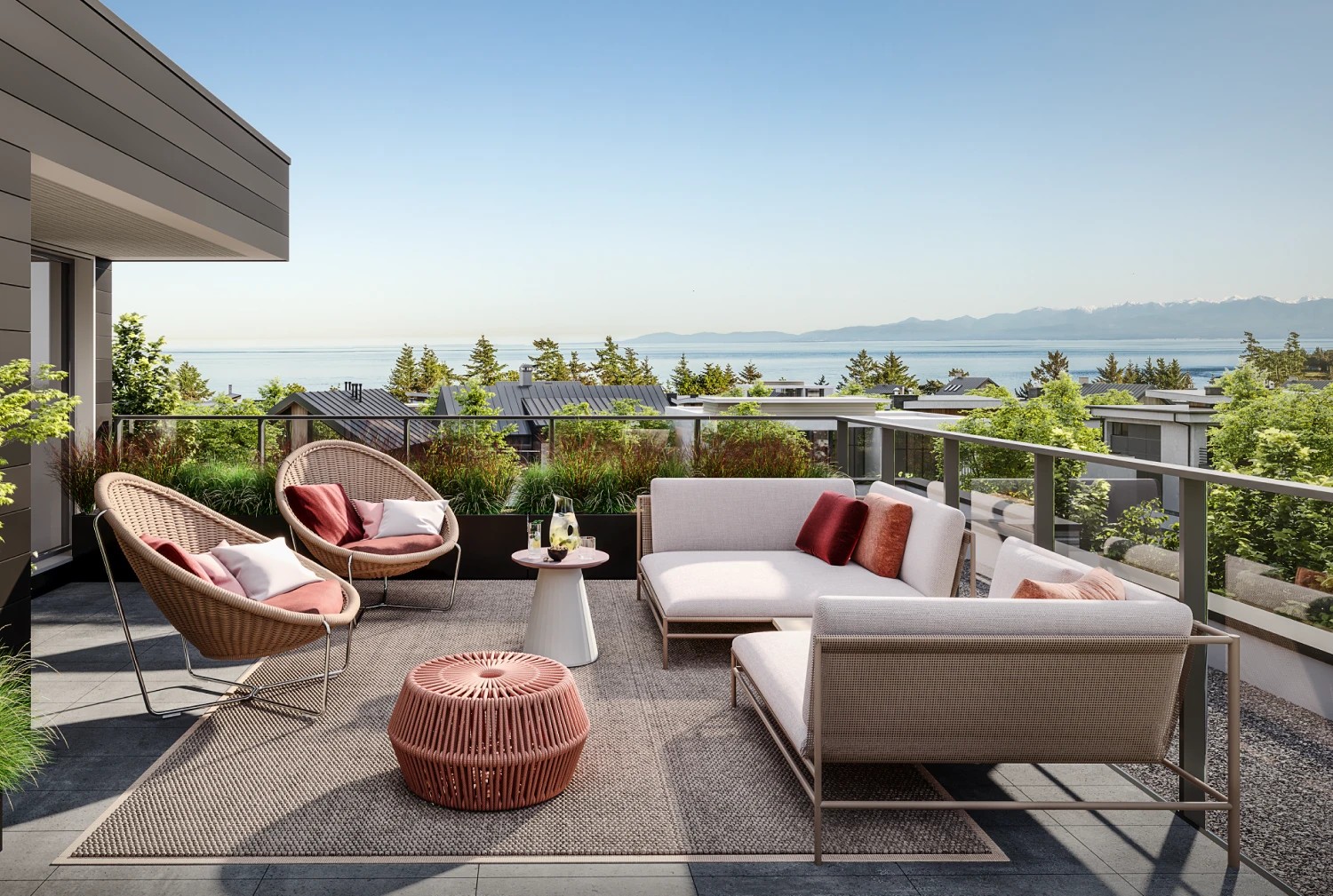 Rooftop amenity at Origin