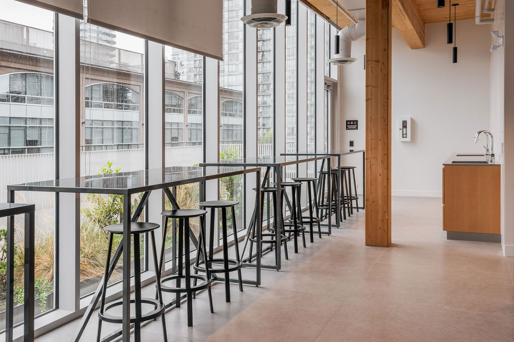 837 Beatty Street building interior and architectural features