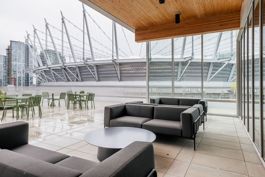 837 Beatty Street completed commercial spaces