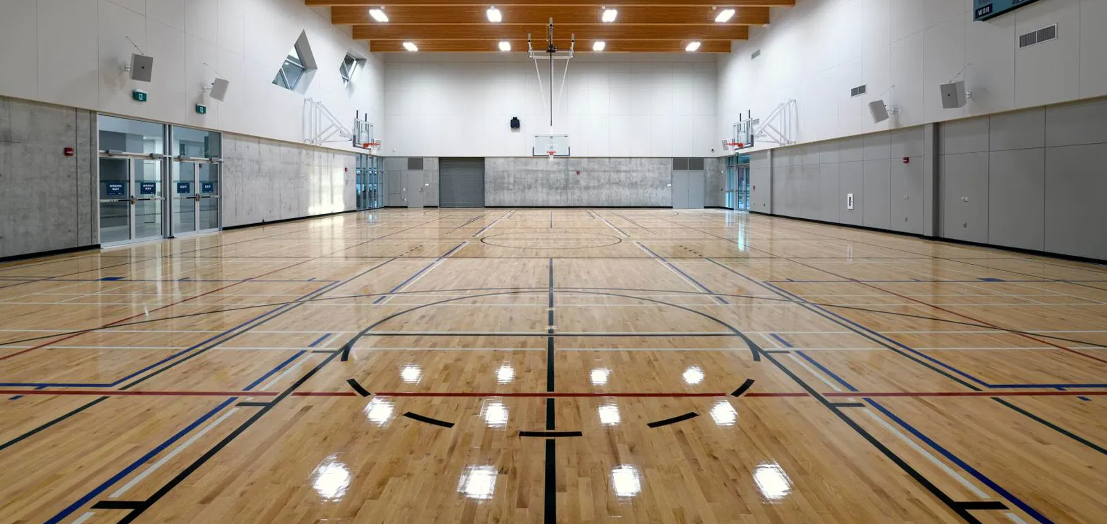 Clayton Community Centre gymnasium