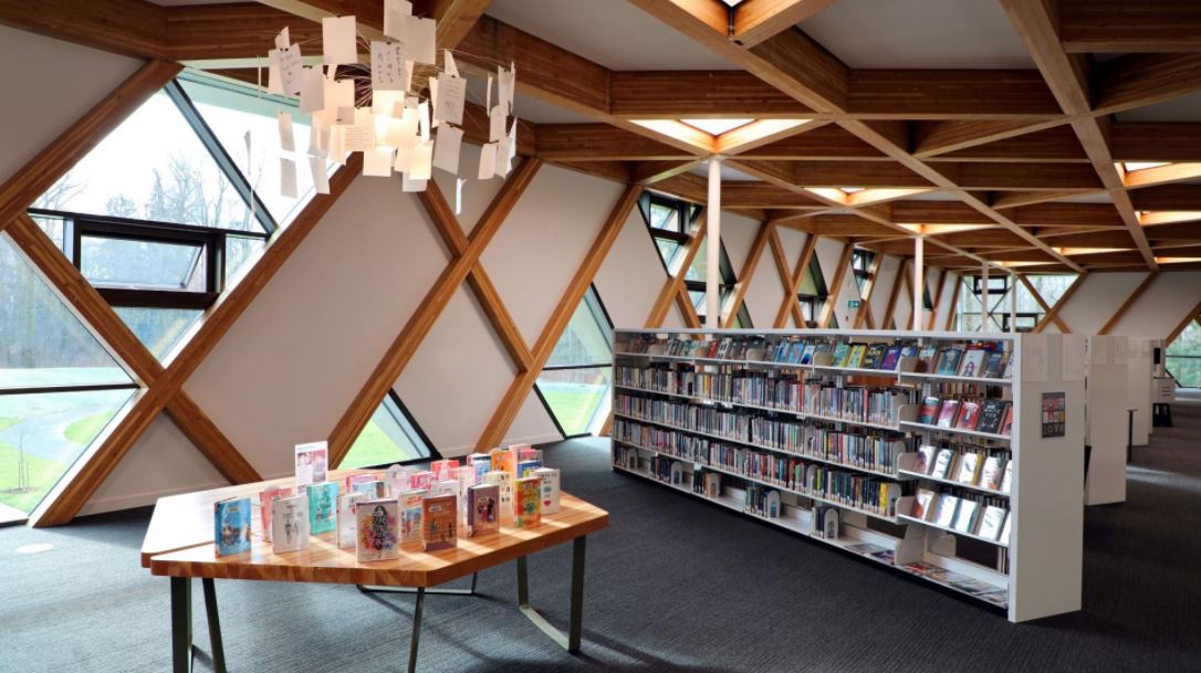 Clayton Community Centre library interior