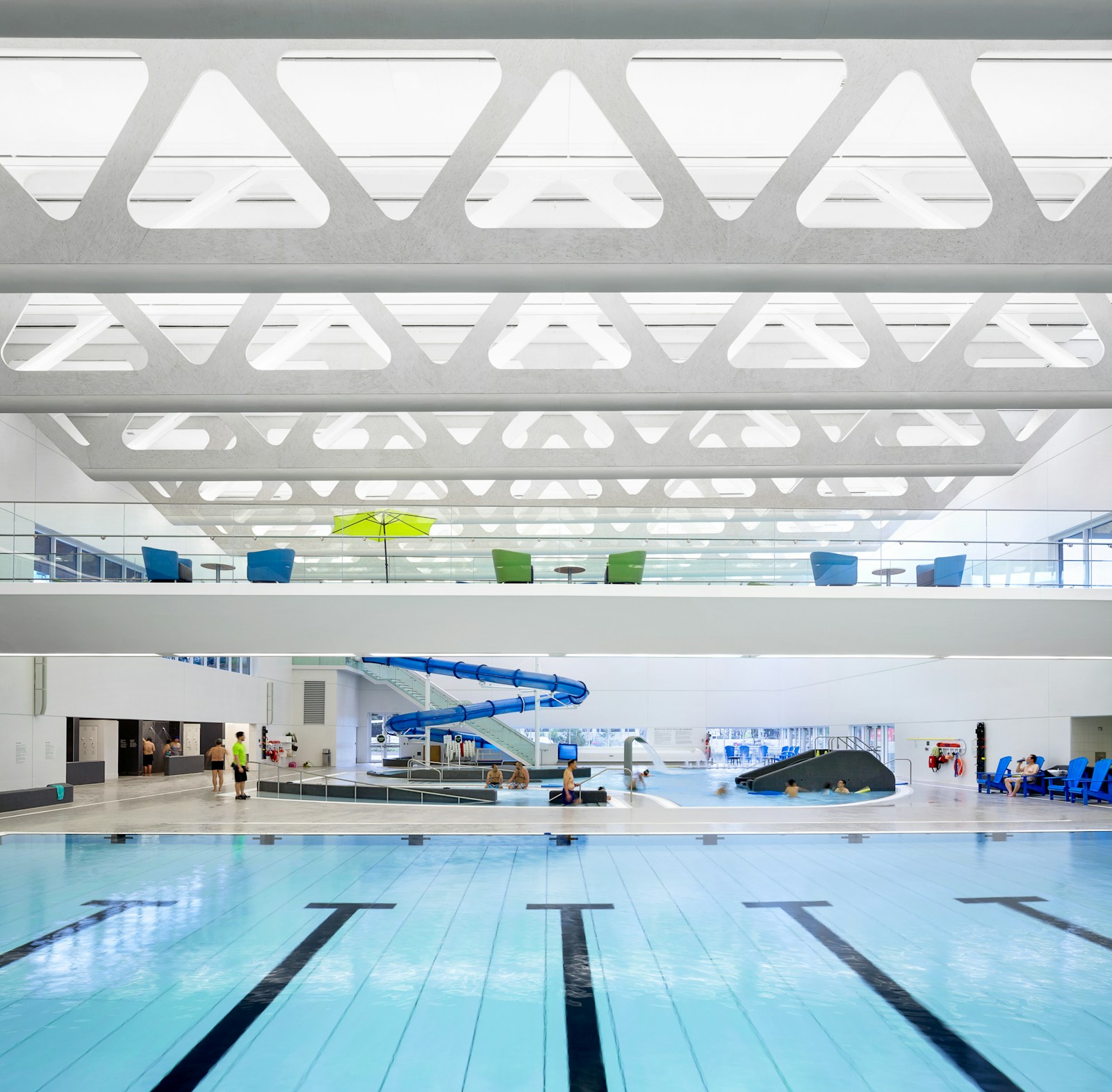 Architectural view of Guildford Aquatic Centre