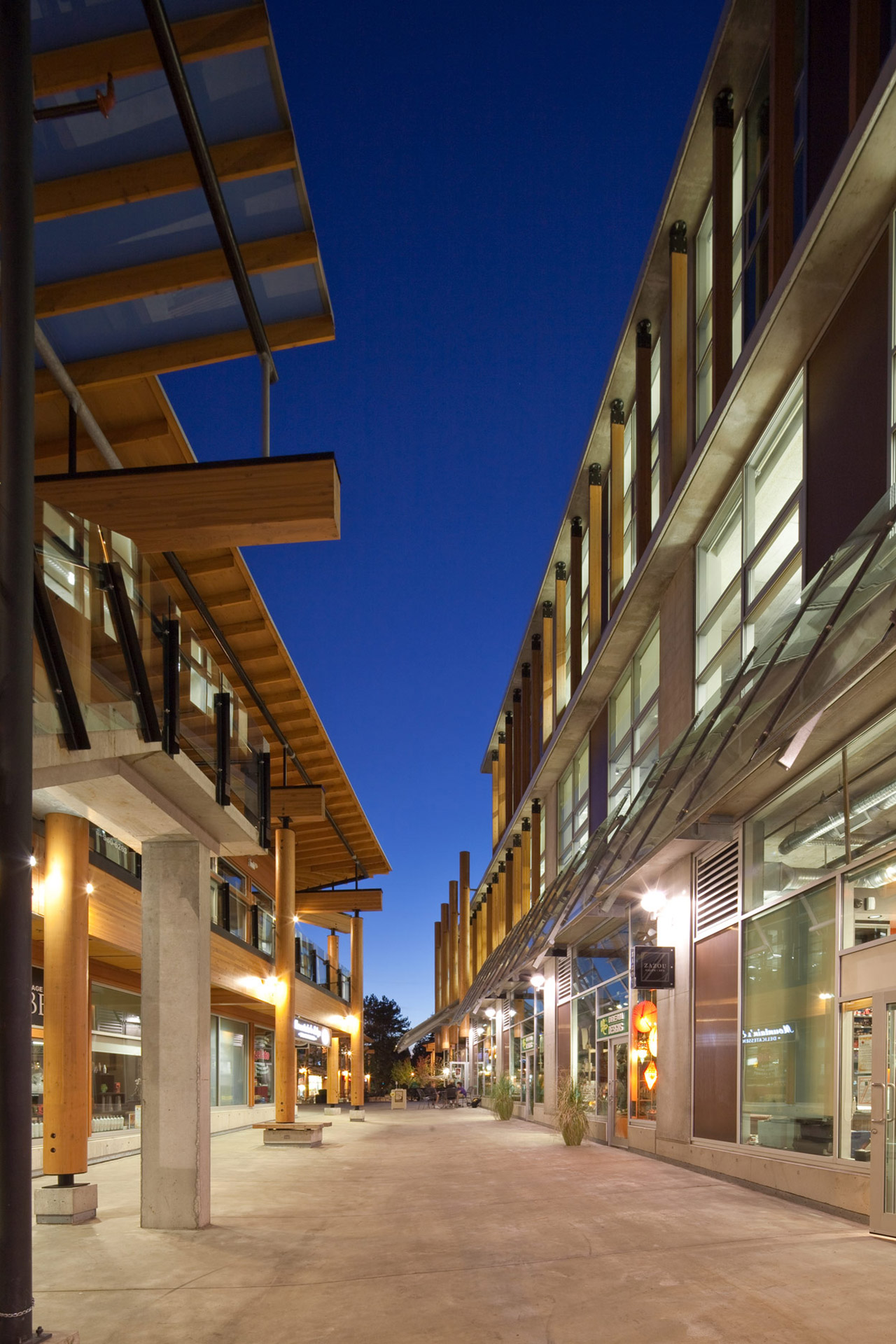 Lynn Valley Library and Town Centre architecture