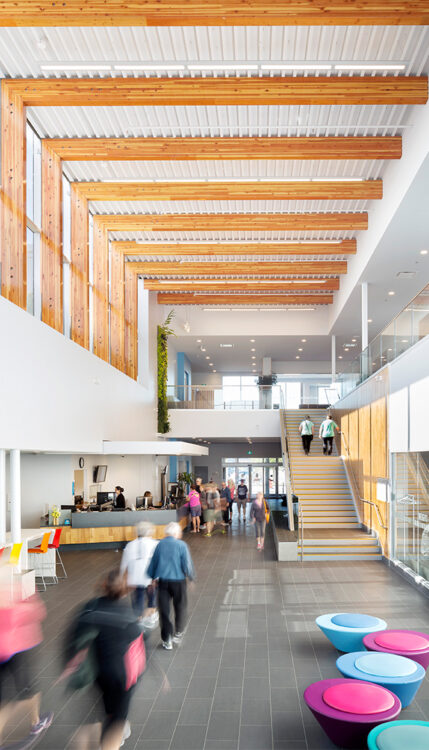 Interior of Timms Community Centre
