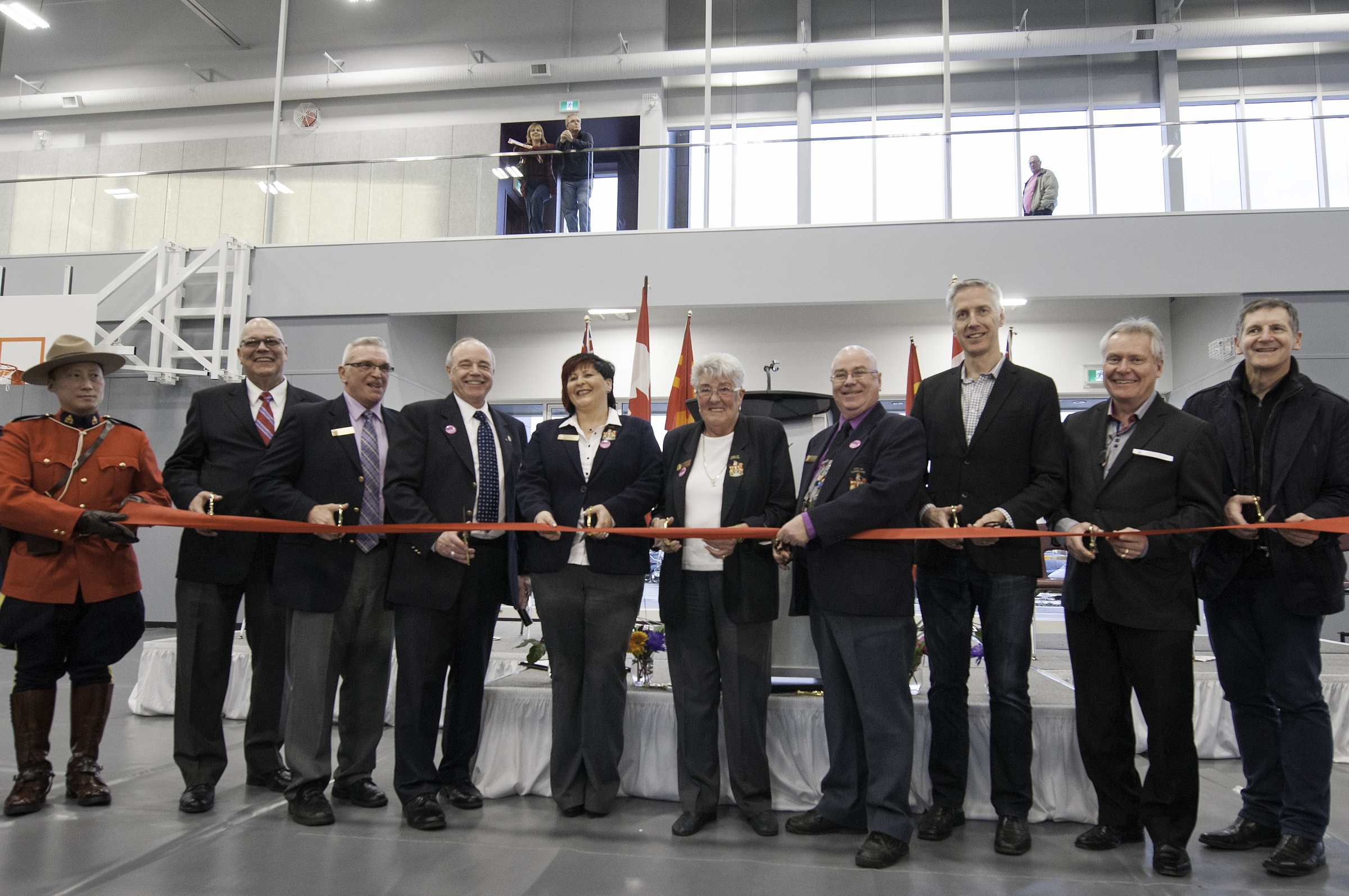 Ribbon-cutting ceremony at Timms Community Centre on February 24, 2016
