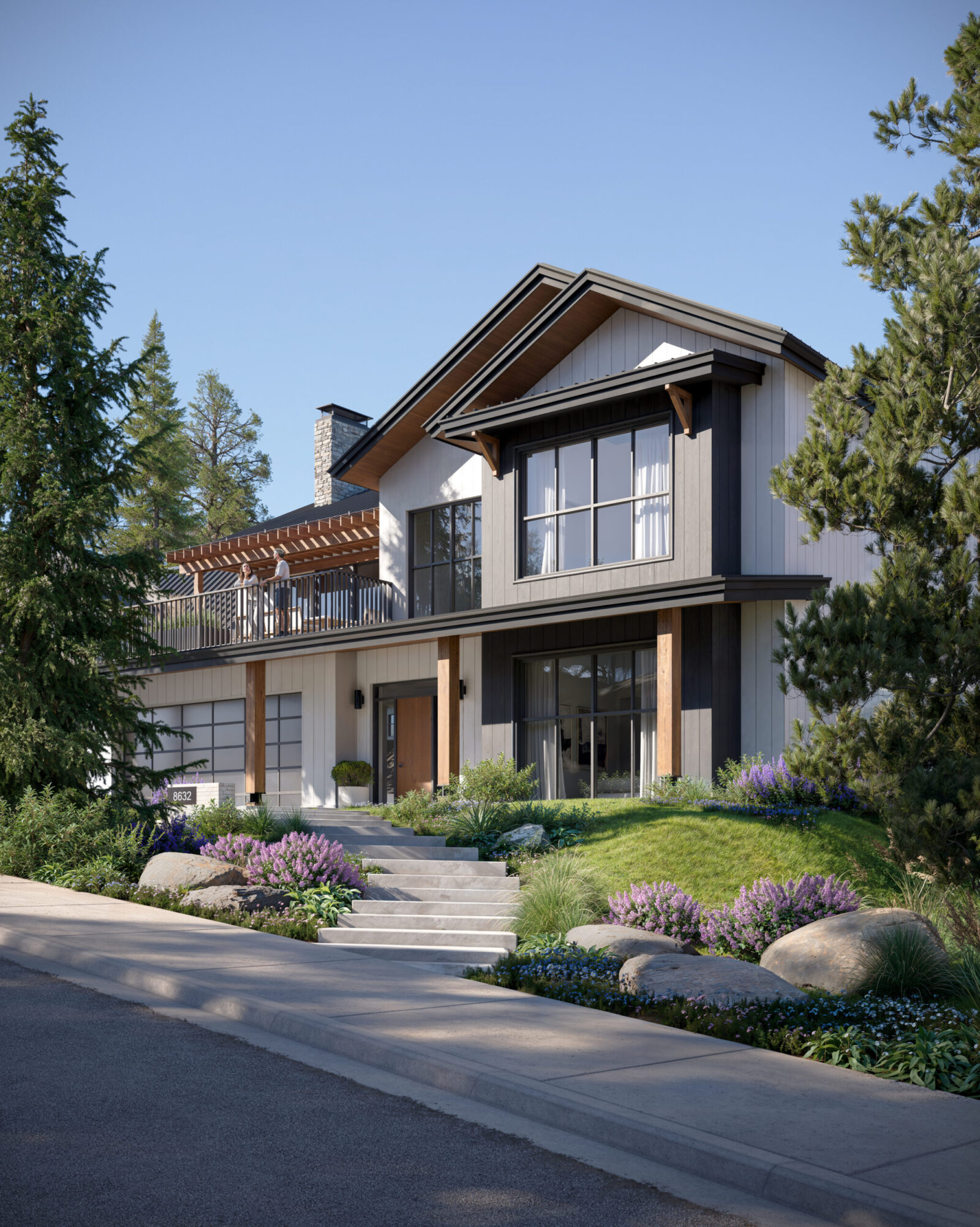 White residential home at Gracewood at Fairwinds