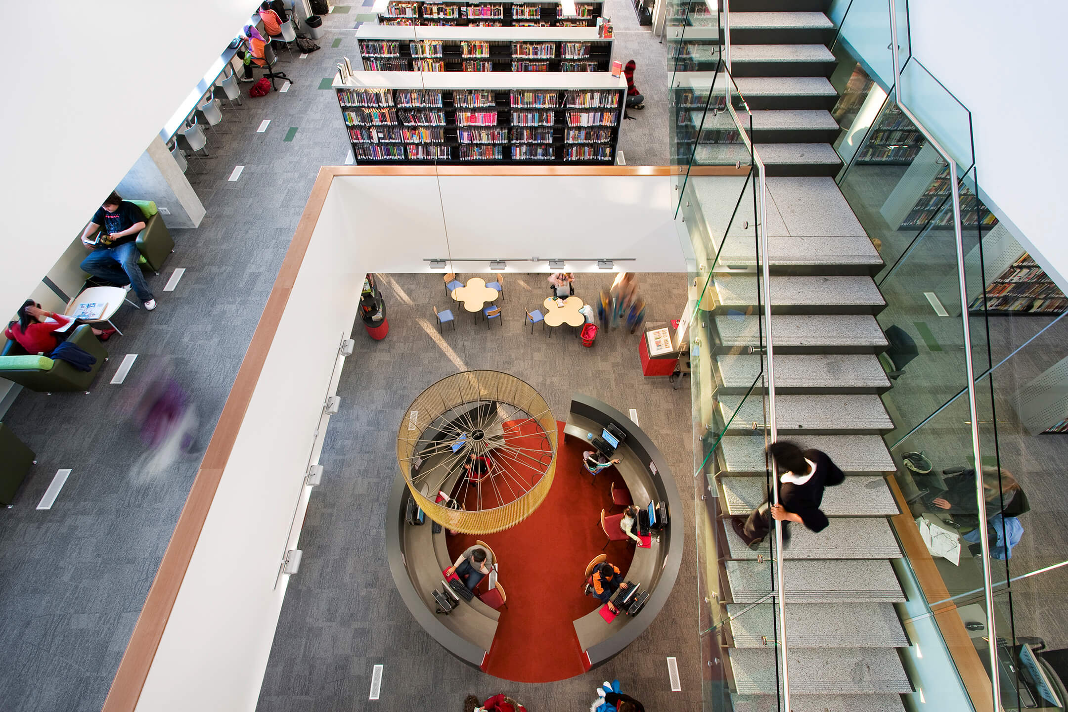 North Vancouver City Library atrium