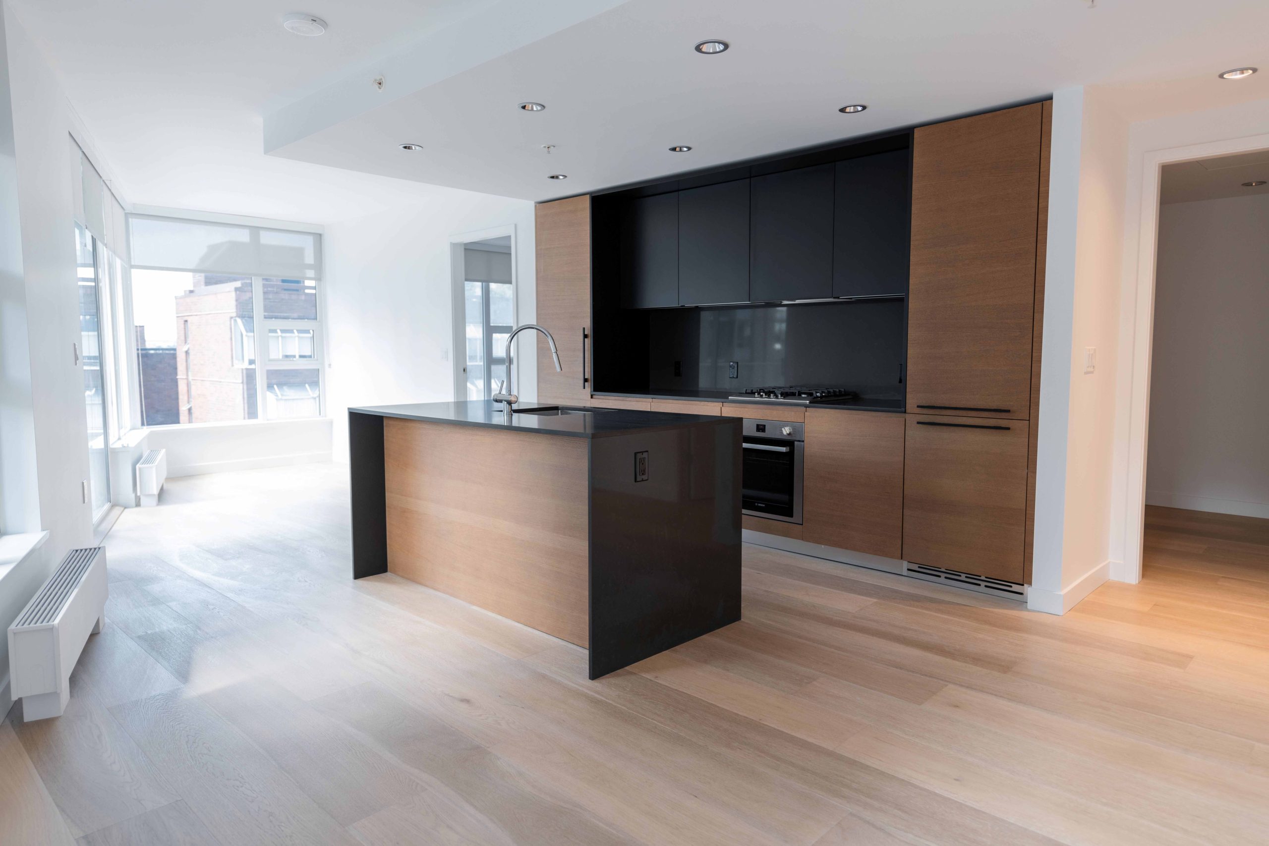 Kitchen interior at One Burrard Place