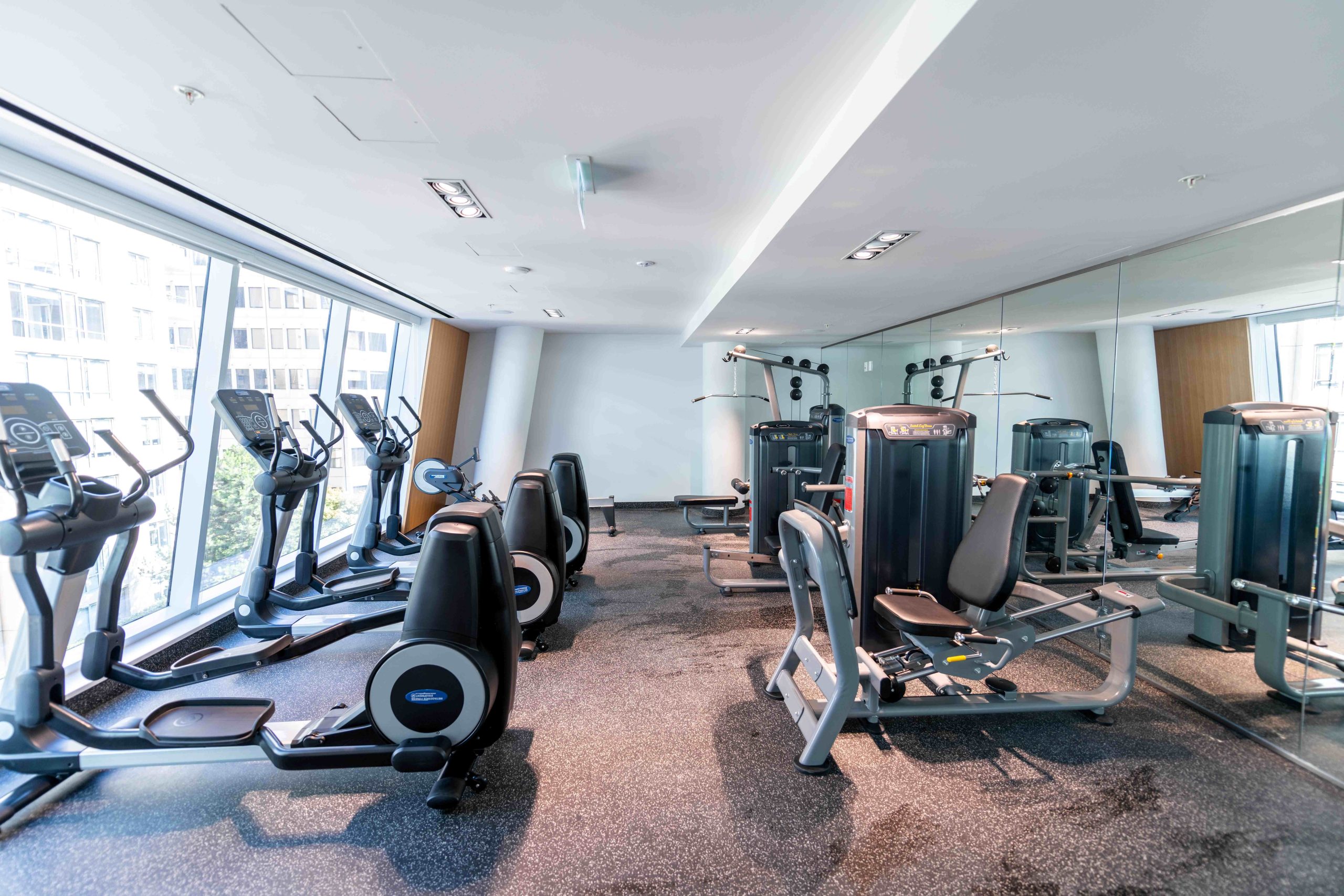 Fitness facilities at One Burrard Place